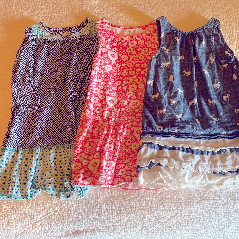 3 Dresses size 8 girls